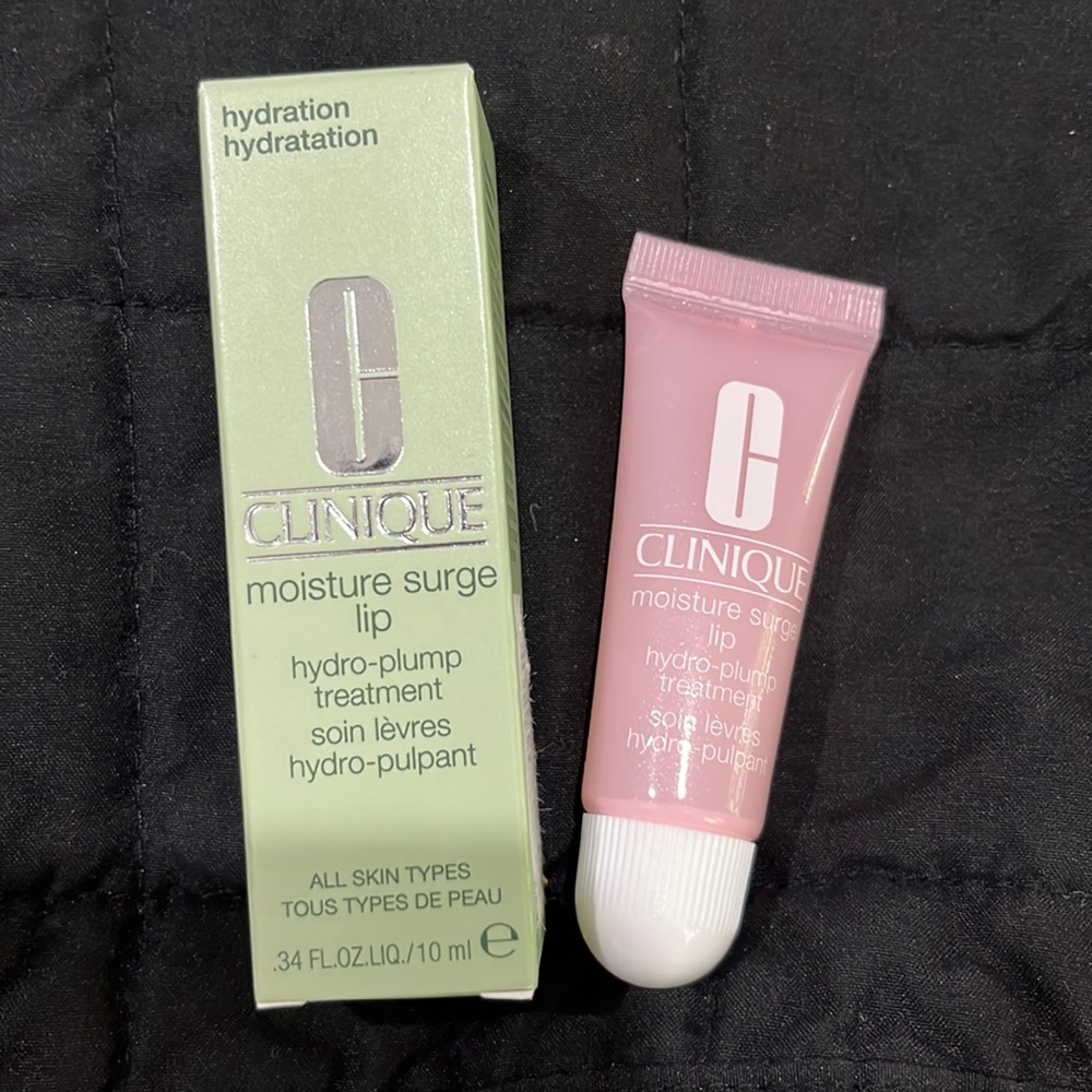 CLINIQUE MOISTURE SURGE LIP Hydro-Plump Treatment FULL SIZE .34 Oz. NEW IN BOX!